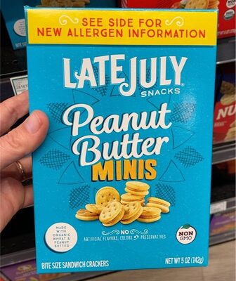 Peanut Butter Minis Bite Size Sandwich Crackers, Peanut Butter