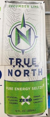 Cucumber Lime Pure Energy Seltzer, Cucumber; Lime