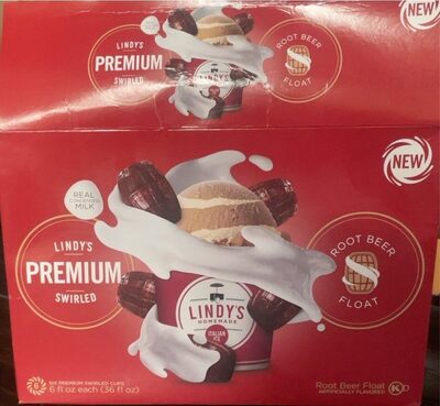 Root Beer Float Flavored Premium Swirled Cups, Root Beer Float