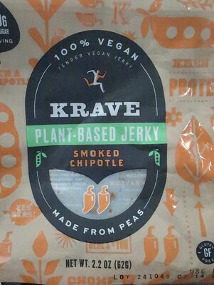 Smoked Chipotle Plant-Based Jerky, Smoked Chipotle