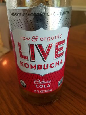 Fountain Cola Sparkling Probiotic Kombucha, Fountain Cola