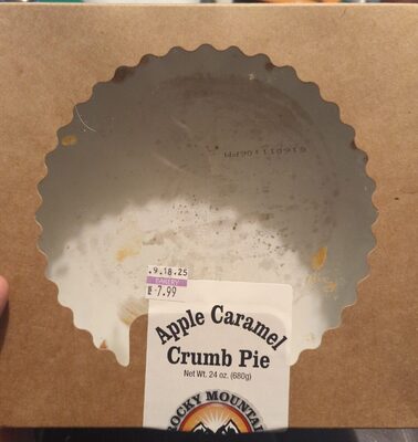 Apple Caramel Crumb Pie