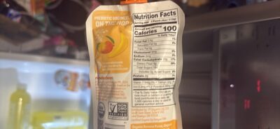 Banana & Mango Super Oats & Seeds Organic Fruit, Oats & Seeds Puree, Banana & Mango