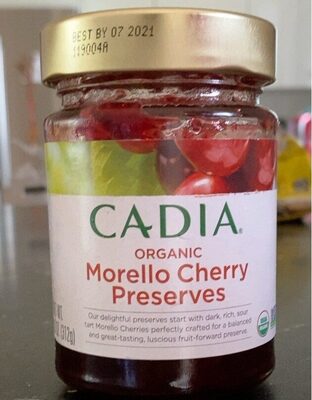 Organic Morello Cherry Preserves, Morello Cherry