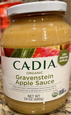 Gravenstein Organic Apple Sauce, Gravenstein