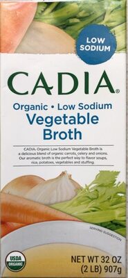 Organic Low Sodium Vegetable Broth, Vegetable