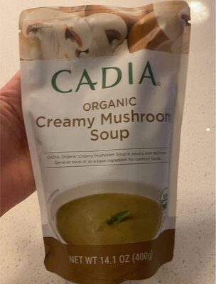 Creamy Mushroom Organic Soup, Creamy Mushroom