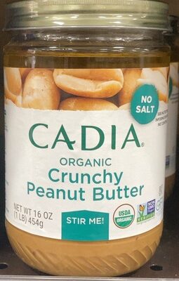 Crunchy Organic No Salt Added Stir Me Peanut Butter, Crunchy