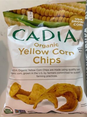 Yellow Corn Organic Chips, Yellow Corn
