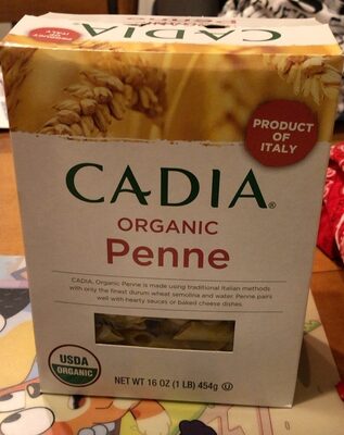Organic Pasta, Penne