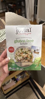 Gluten Free Organic Brown Rice Pasta, Farfalle