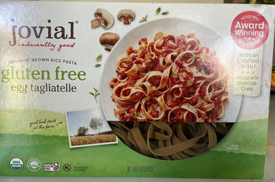 Gluten Free Organic Brown Rice Pasta, Egg Tagliatelle