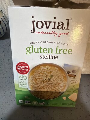 Brown Rice Organic Gluten Free Stelline Pasta, Brown