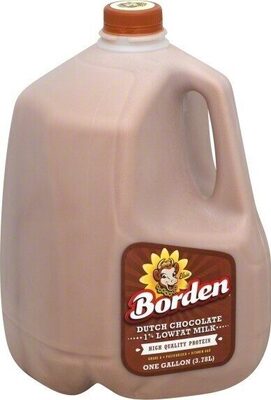 Borden, 1% Low Fat Milk, Dutch Chocolate, Dutch Chocolate