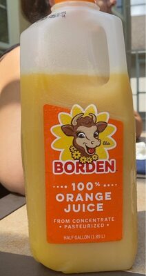 Borden Orange Juice, Half Gallon