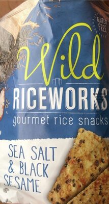 Sea Salt Brown & Golden Flax Wild Gourmet Rice Snacks, Sea Salt, Brown & Golden Flax