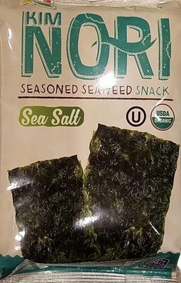 Sea Salt Seasoned Seaweed Snack, Sea Salt