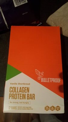 Vanilla Shortbread Flavored Collagen Protein Bar, Vanilla Shortbread
