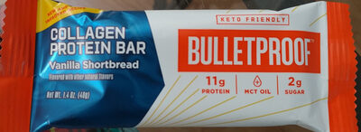 Vanilla Shortbread Collagen Protein Bar, Vanilla