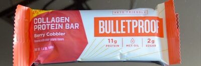 Berry Cobbler Flavored Collagen Protein Bar, Berry Cobbler