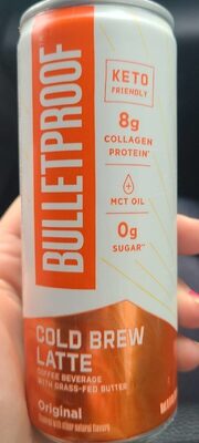 Original Cold Brew Latte With Grass-Fed Butter Coffee Beverage, Original