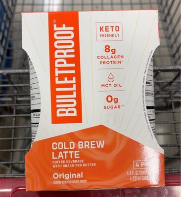 Original Flavored Cold Brew Latte Coffee Beverage, Original