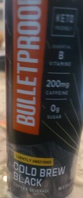 Lightly Sweetened Cold Brew Black Coffee Beverage, Lightly Sweetened