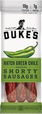 Hatch Green Chile Smoked Shorty Sausages, Hatch Green Chile