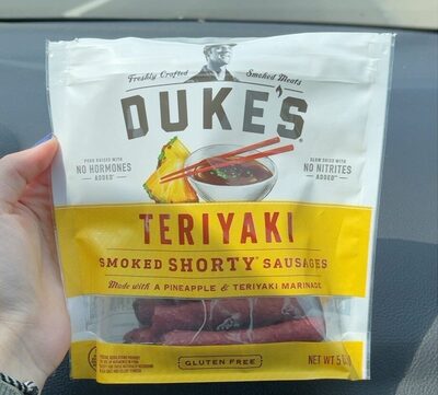 Teriyaki Smoked Shorty Sausages, Teriyaki