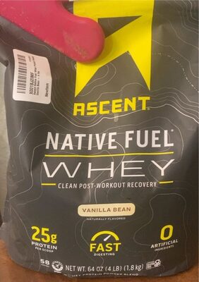 Vanilla Bean Flavored Whey Protein Powder Blend, Vanilla Bean
