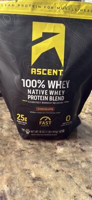 Chocolate Flavored Whey Protein Powder Blend, Chocolate