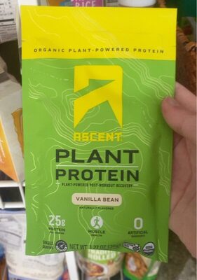 Vanilla Bean Flavored Plant Protein Powder Blend, Vanilla Bean
