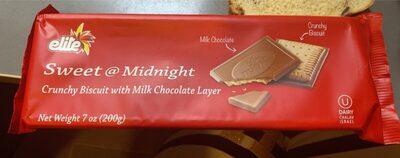 Sweet @ Midnight With Milk Chocolate Layer Crunchy Biscuit, Milk Chocolate