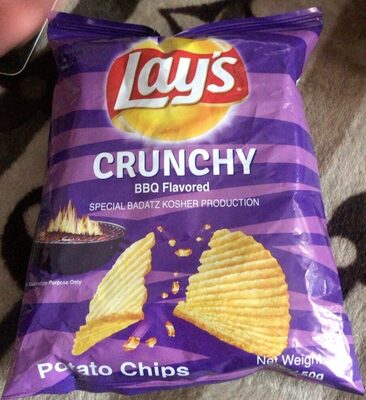 Crunchy BBQ Flavored  Potato Chips, BBQ