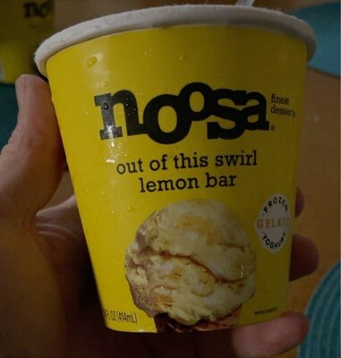 Swirl Lemon Bar Frozen Yoghurt Gelato, Swirl Lemon Bar