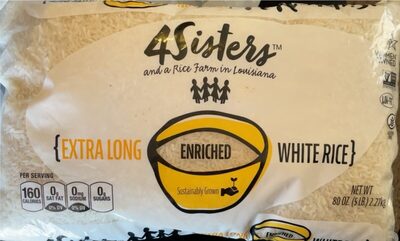 White Extra Long Enriched Rice, White