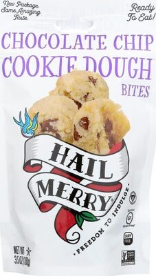 Chocolate Chip Coconut Cookie Dough Crafted With Almond Flour, Coconut Oil, Maple Syrup & Shredded Coconut, Chocolate Chip Coconut
