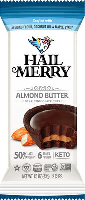 Almond Butter Dark Chocolate Cups, Almond Butter