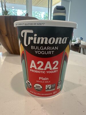 A2A2 Plain Whole Milk Bulgarian Probiotic Yogurt