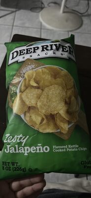 Zesty Jalapeo Flavored Kettle Cooked Potato Chips, Jalapeo