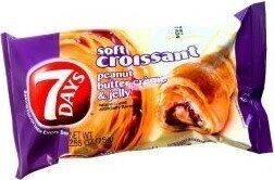 Soft Croissant With Peanut Butter Creme & Jelly Filling, Peanut Butter Creme & Jelly