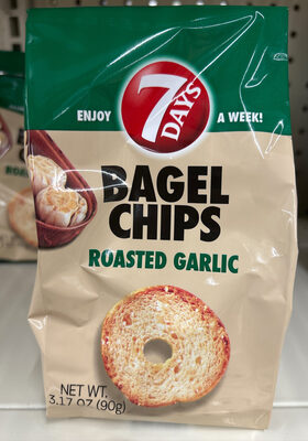 Roasted Garlic Bagel Chips, Roasted Garlic