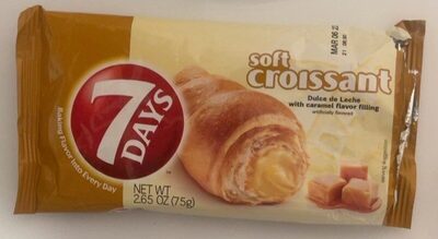 Dulce De Leche With Caramel Flavor Filling Soft Croissant, Dulce De Leche With Caramel
