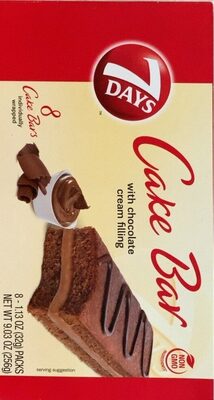 Cake Bars With Chocolate Cream Filling, Chocolate Cream Filling