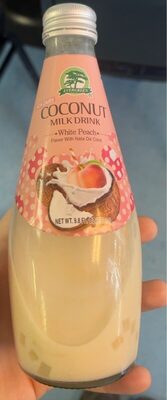 White Peach Coconut Milk Drink, White Peach