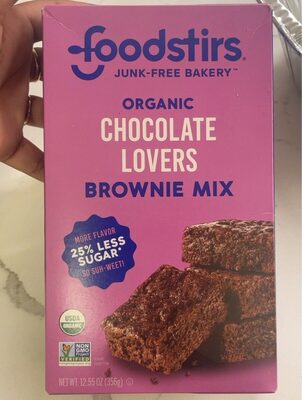 Chocolate Lovers Organic Brownie Mix, Chocolate Lovers