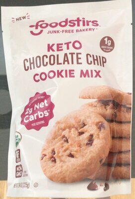 Organic Keto Chocolate Chip Cookie Mix, Chocolate Chip