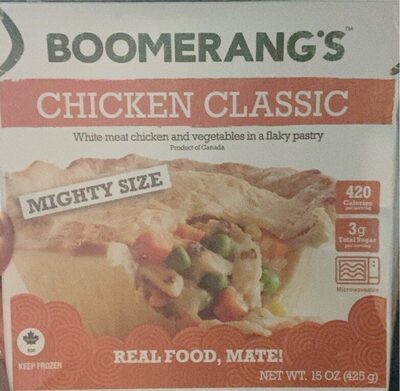 Chicken Classic White Meat Chicken And Vegetables In A Flaky Pastry, Chicken Classic