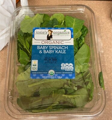 Organic Baby Spinach & Baby Kale