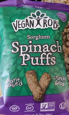 Spinach Sorghum Puffs, Spinach